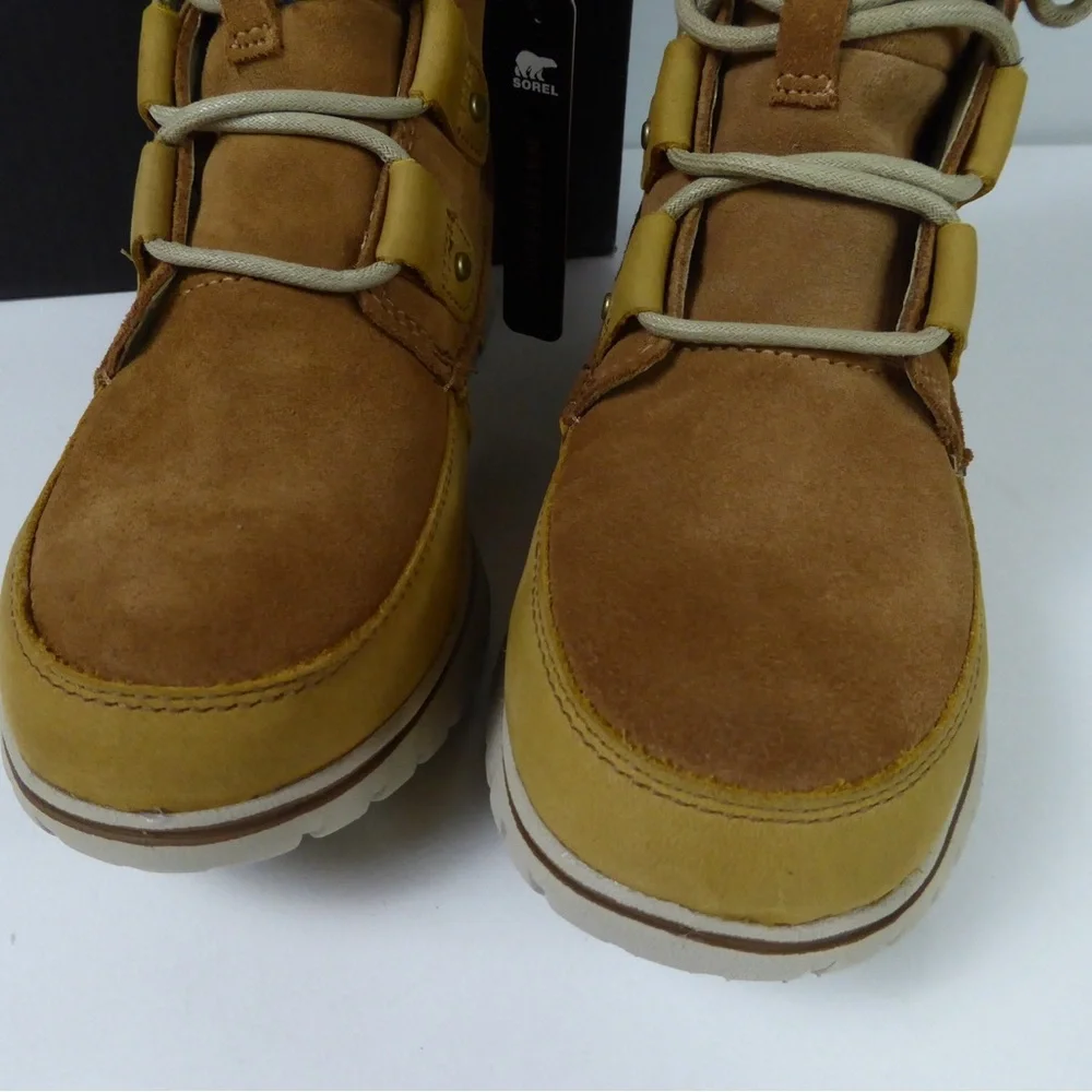 Sorel Waterproof Cozy Joan Waterproof Suede Leather Boots Fur Collar NIB - Picture 3 of 10